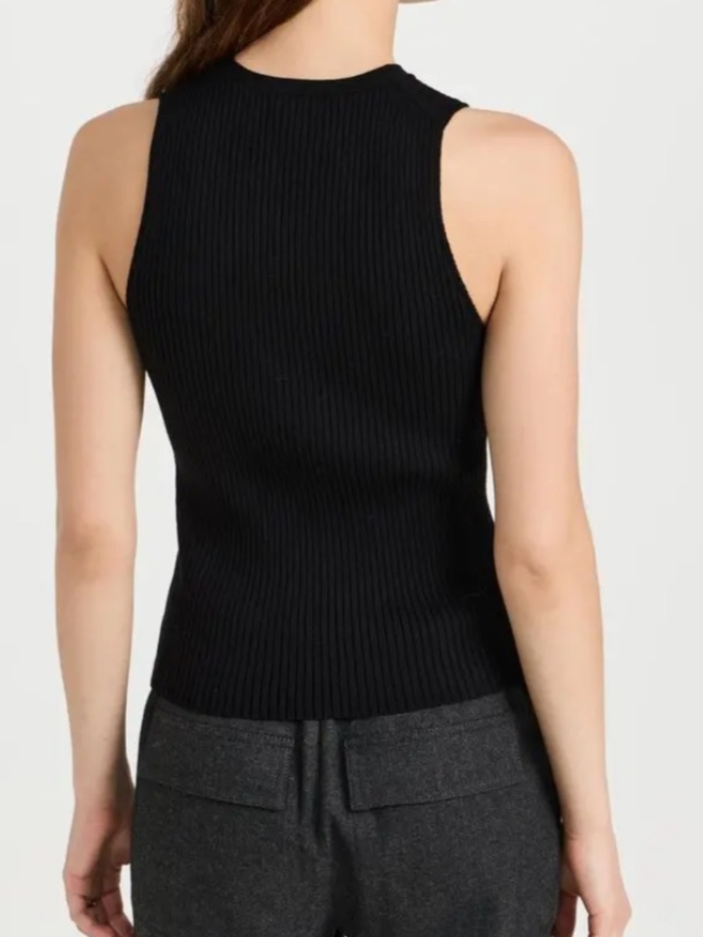 Vince Ribbed Sweater Tank - Picture 3 of 5